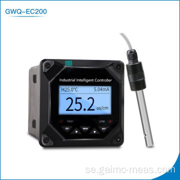 Flodvatten 0-2000uS/cm Konduktivitets-EC-mätare med sensor